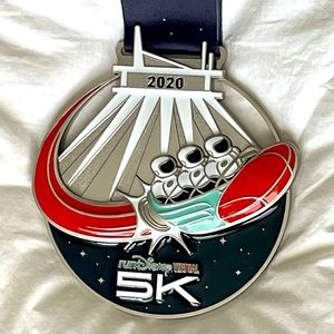 RunDisney 2020 Virtual 5K Space Mountain Medal